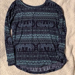 Tribal elephant long sleeve